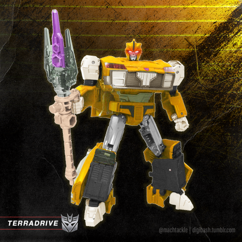 Despite TERRADRIVE transforming into a car, he insists that he can fly. Finding himself in a strange