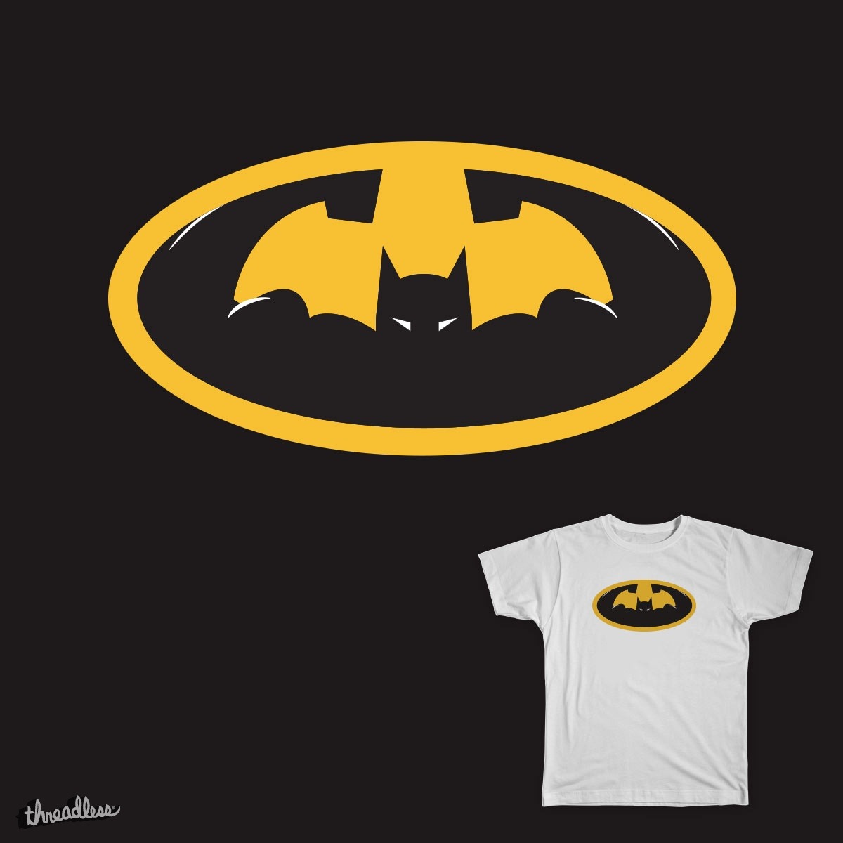 Dave Legion — Training to be BATMAN on Threadless Like GYM,...