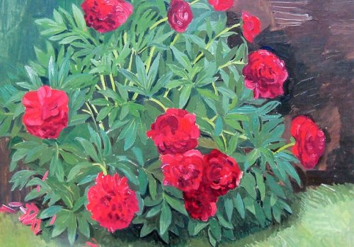 Peonies (Bond Peony)  -   Sven Ljungberg 1974Swedish 1913-2020