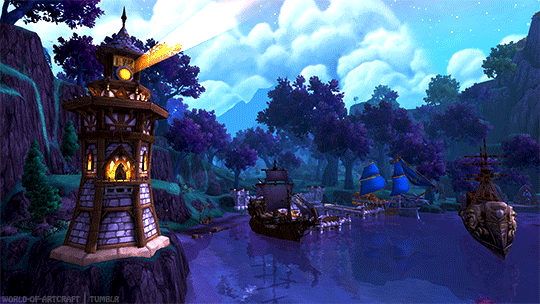 world-of-artcraft:  Lunarfall Shipyard | Shadowmoon Valley