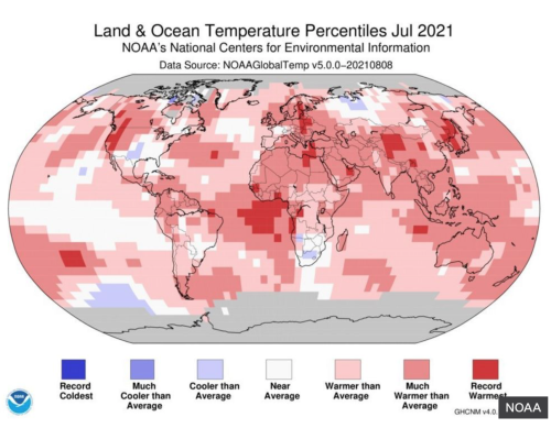 CLIMATE CHANGE:  July Was the Hottest Month Ever!  July was the hottest month ever re