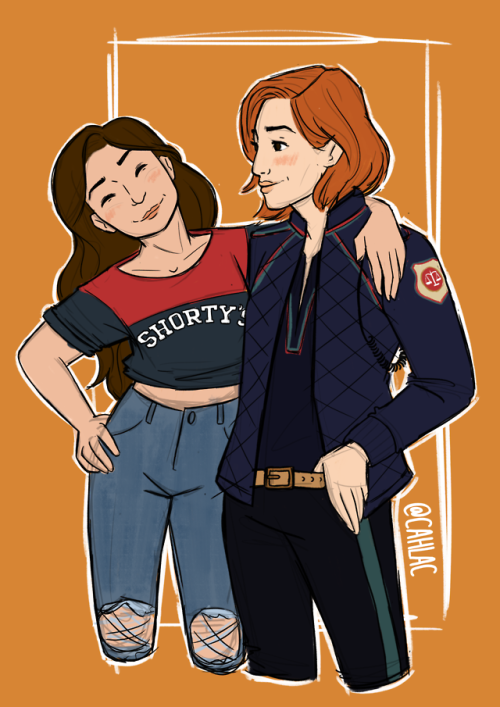 cahlart:COLORS femslash zine!Very very soon I’ll be attending @clexacon​! And specially for that eve