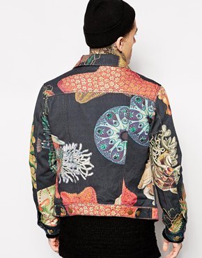 shitmattywears:   Vivienne Westwood Anglomania Denim Jacket Classic Sea Creatures