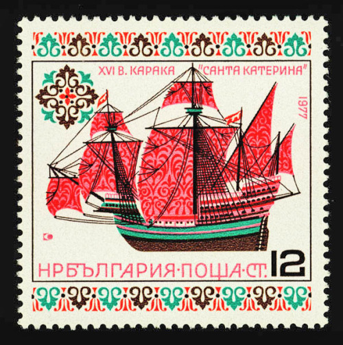 goodjolt - Historic Ships Stamps, Bulgaria.