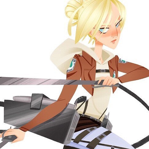 Lady Number 102!! ANNIE LEONHARDT!! Attack on titan has become one of my all time