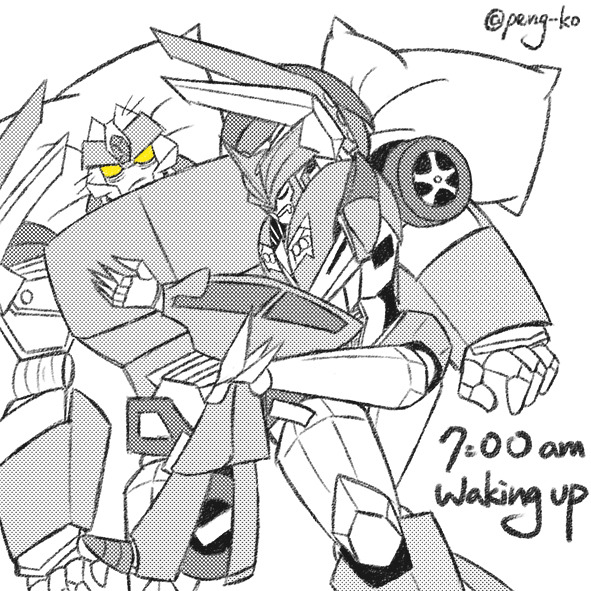 peng-ko:  Breakdown’s daily morning routine. Request by doctorredsnurse. Hope you