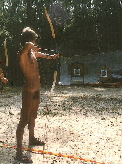 Hunters who pursue naked prey while themselves nude must practice in the same way.
