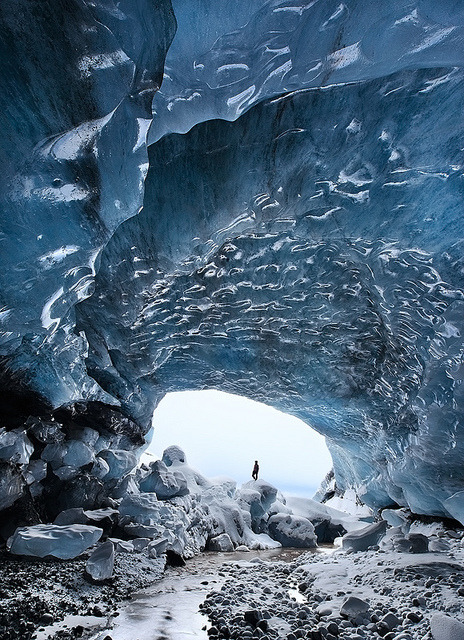 Where Snowmen Live - Vatnajökull Ice Cap, Iceland by orvaratli on Flickr.