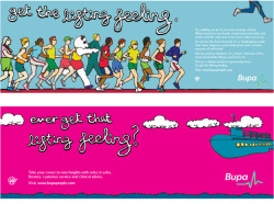 Bupa ‘Lifting Feeling’ campaign