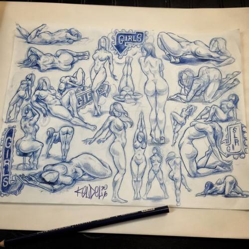 Brushing up on female forms ;) #keldeltattoo #artfuldodger #artfuldodgertattoo #seattle #seattletatt