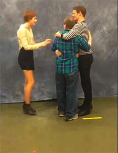 doctorwho:  ragggedy-man:  Marriage proposal during the Matt Smith and Karen Gillan