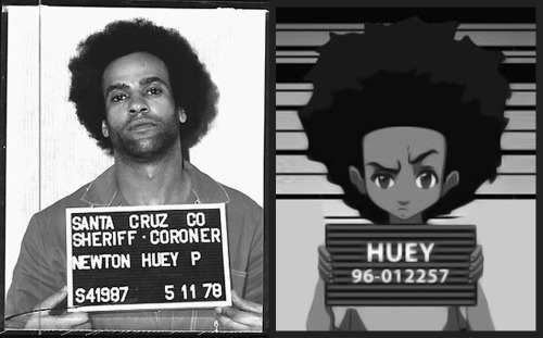 youngblackandvegan: ill-static: peachy-gg: ntbx: Huey Freeman is based on the founder of the Black P
