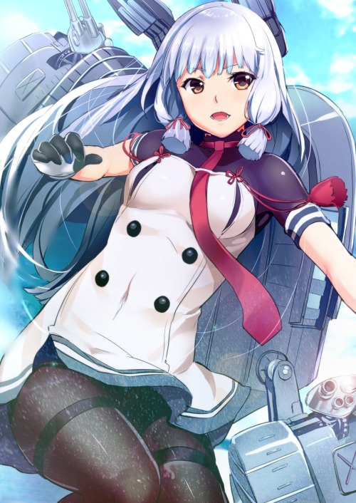 kyonkkun:  叢雲ちゃん改二 | 明地雫※Permission was granted by the artist to upload their works. 