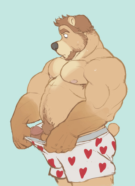 thehotbaraboys:  Muscle scruff! 