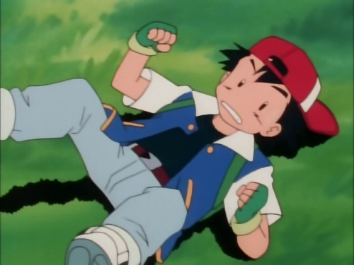 rewatchingpokemon:  real footage of an ash in battle 