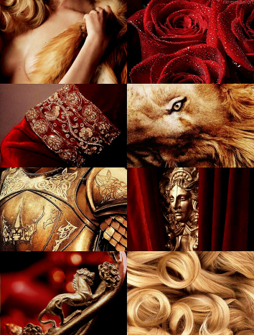 Aesthetic: House Lannister❝ Hear me roar❞.