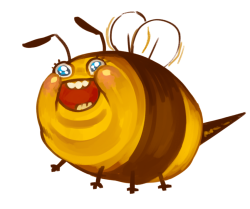 Kinomatika:  I Drew A New Mascot For Hiveworkshis Name Is Buzz And Hes Very Hepful