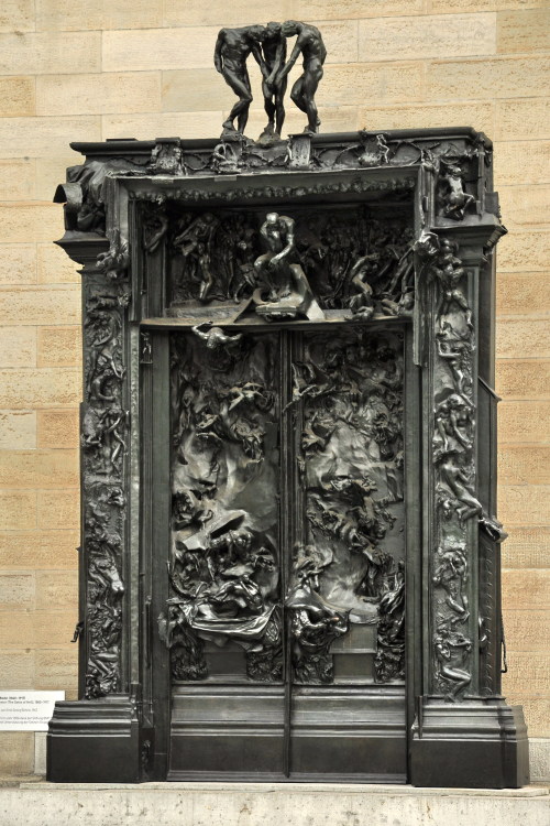 La puerta al Infierno. Por Auguste Rodin, 1890.