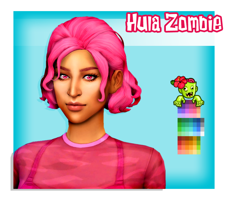 hula-zombie: → @clumsyalienn‘s Hairs Recolored... - Emily CC Finds