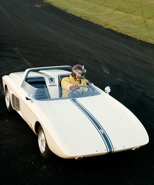 60s70sand80s:  1962 Ford Mustang I concept car