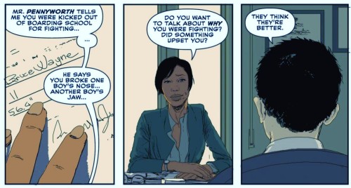 Evaluation Of Bruce Wayne By Leslie Thompkins (from Batman: The Imposter).