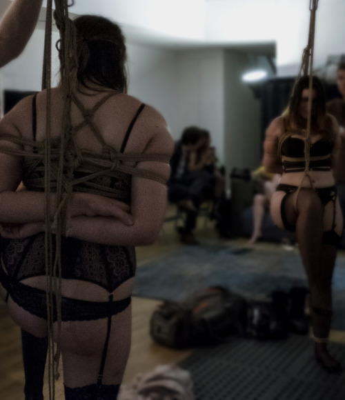 cheerupbittercup: Like mirrors. Impromptu performance by Blazee and LifesastorySirSaidSo’s Easter weekend event 2017.Rope by Blazee and Lifesastory, Models are Sammiah and L, photos by me.See more on my website; Moments Exposed