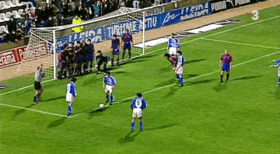 Peter From Texas Young Tito Vilanova Scores Indirect Free Kick Vs