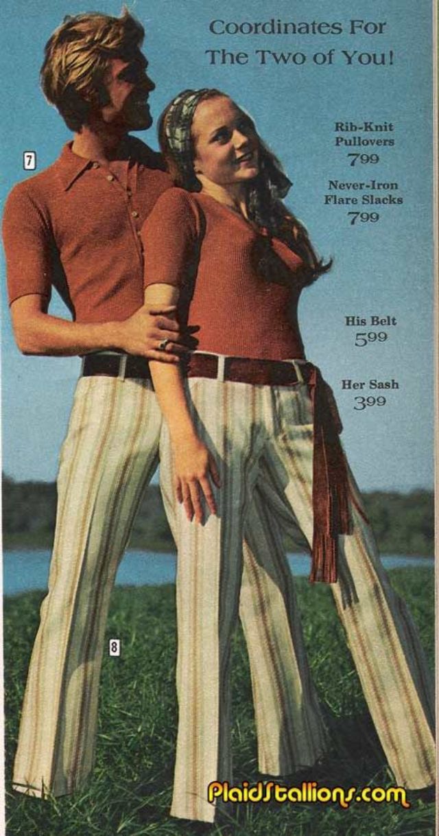 vintageeveryday:  35 absolutely cringeworthy his-and-hers fashions from the 1970s.