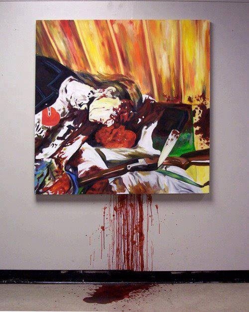 truenorblackmetal:  [Mayhem] Norway, Dead’s Death paint. 