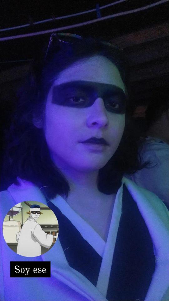 (Soy ese) I'm him
For Halloween 2023 I made an incomplete cosplay of Mayuri the 3rd officer (I'm was missing one good paint,...