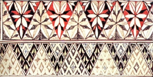 tolkienillustrated:Patterns for Numenorean carpets and clothes, as devised by J.R.R. Tolkien