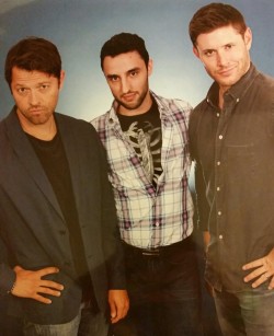 cavalierofhope:  My Jensen + Misha photo.