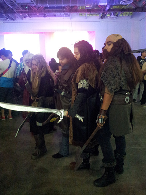 The Hobbit cosplayers at Singapore Toy, Game and Comic Convention (STGCC), easily the raddest group 