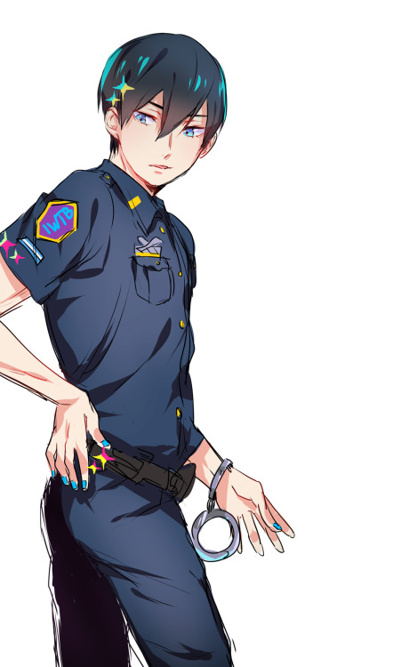 haruuuka:  iwatobi police im out of control
