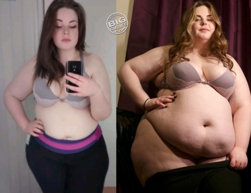 embrace-your-fatness:  bigcutieaurora:  nocanhaznwa:   bigcutieaurora:   This before and after though…. I’ve gotten so incredibly fat 😂  Go to http://aurora.bigcuties.com/ for more pictures and a video of me trying to squeeze into these old yoga