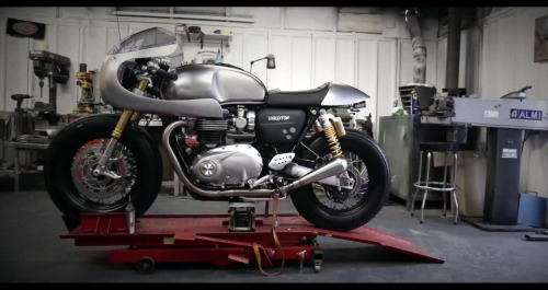 caferacerpasion:  Triumph Thruxton R Cafe Racer by Down & Out Cafe Racers | www.caferacerpasion.com