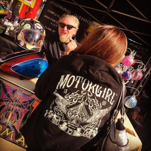 #MotorGirl @stitchinchic3 @hotdogkustoms @temeculaharley #toyrun #BadAssWomen #AcesHigh #Ziphoodie w