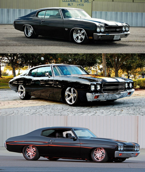 americanmusclepower:   Some of the finest custom ‘70 Chevy Chevelle’s !!!  