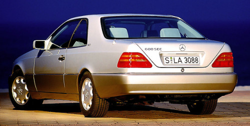 carsthatnevermadeitetc: Mercedes-Benz 600 SEC (C140 series), 1992. The first S-class coupé ge