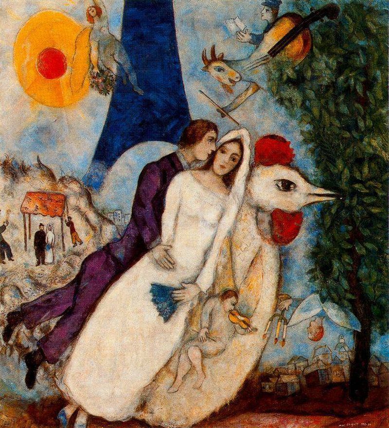 lyghtmylife:  Marc Chagall  [Russian-born French Painter and Stained Glass Artist,