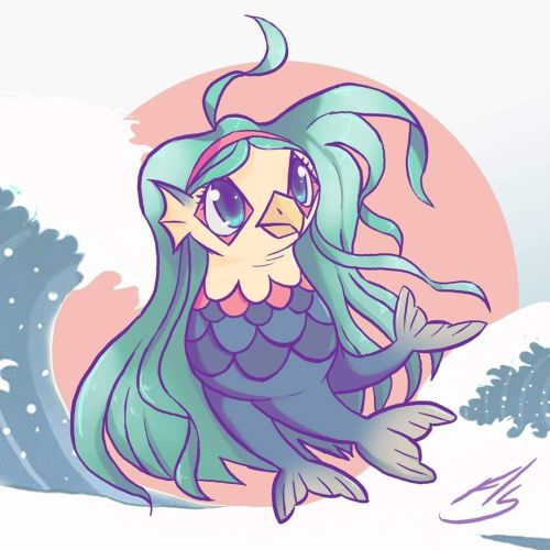 Amabie! Amabie is a 3 mermaid tailed yokai mascot! It is said if you draw her she will being you goo