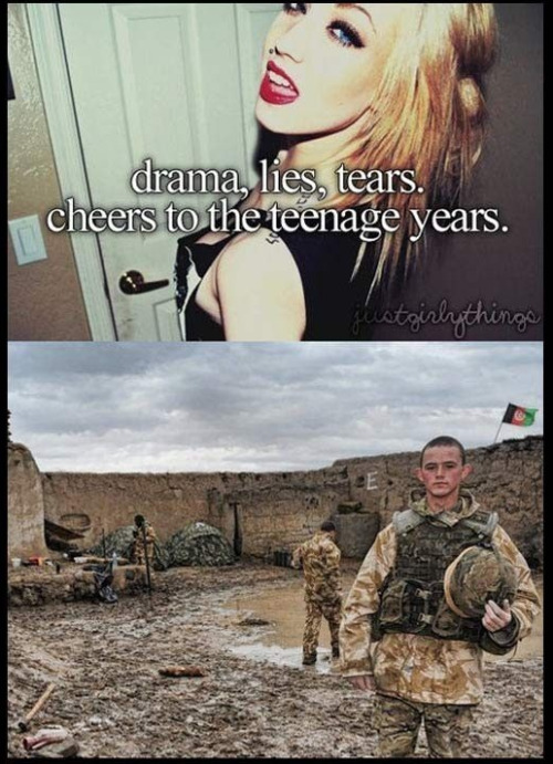 this-life-is-bullshit:  I know this all to well. I love both my parents so much for this. Military life sucks. It is very hard. Thank you to everyone in the military!!