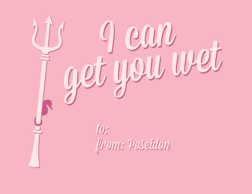 keeperofembers: earthseas: pantheon valentines (click for larger) I literally choked on my drink whe