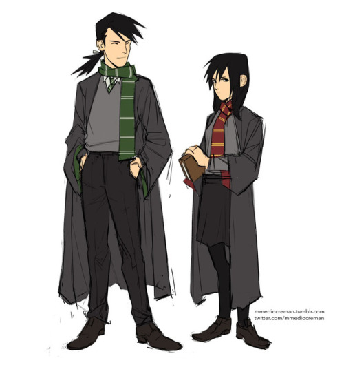 mmediocreman:hogwarts AU!