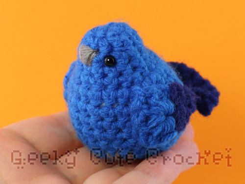 Available here: https://www.etsy.com/listing/727937143/indigo-bunting-bird-plush-toy-stuffed