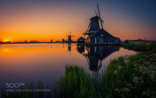 Zaanse Schans, Holland by remoscarfo