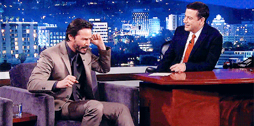 ardberts: keanu being hecking adorable