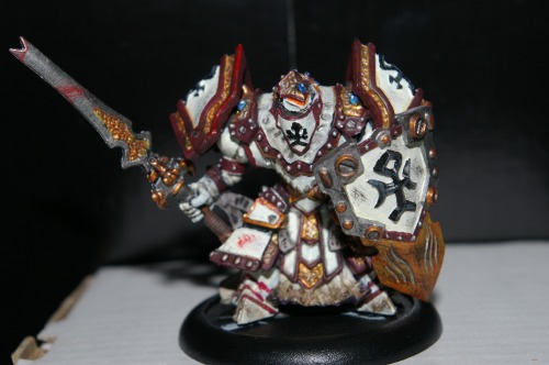 As I promised, here’s Marcuss, fully painted (his base is not finished - shame on me!) and ready to 