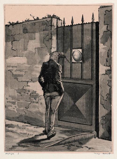 collageoftheweek:  Max Ernst - Untitled (Unpublished collage for ‘Une Semaine de Bonté&