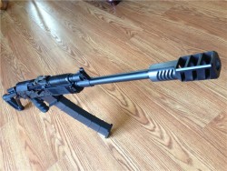 Gunrunnerhell:  Big Brake Russian Vepr 12 With The Molot Gk-01 Muzzle Brake. There